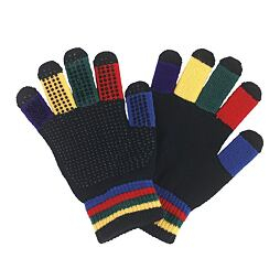 Dětské jezdecké rukavice Covalliero MAGIC GRIPPY barevné