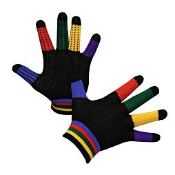 Jezdecké rukavice Covalliero MAGIC GRIPPY barevné