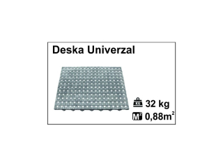 Deska unoverzal PVC, 0,88 m2